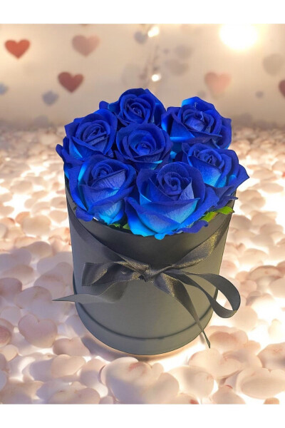 Special Gift Rose Box Blue Gift Flower Birthday Friend Spouse Girl Anniversary Girlfriend - 21