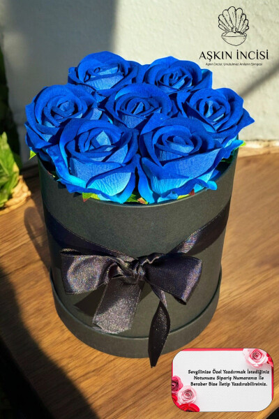 Special Gift Rose Box Blue Gift Flower Birthday Friend Spouse Girl Anniversary Girlfriend - 13