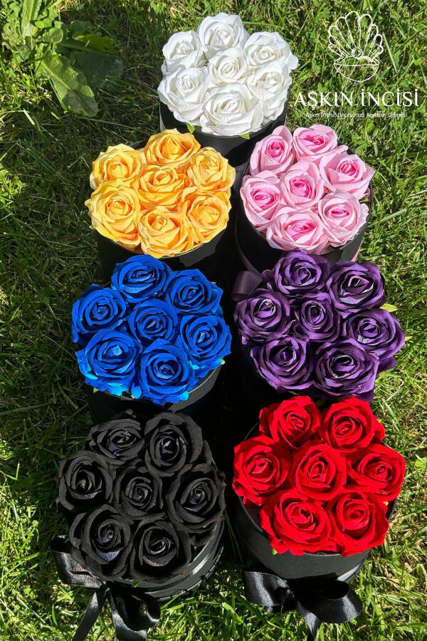 Special Gift Rose Box Blue Gift Flower Birthday Friend Spouse Girl Anniversary Girlfriend - 16