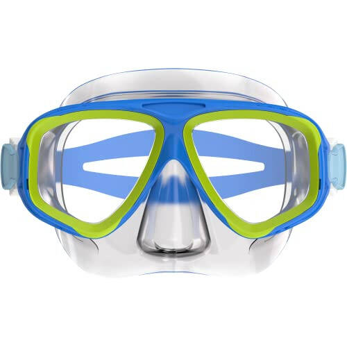 Speedo Unisex-child Swim Snorkel Dive Mask Anti-Fog with Nose Cover Adventure Series - 2