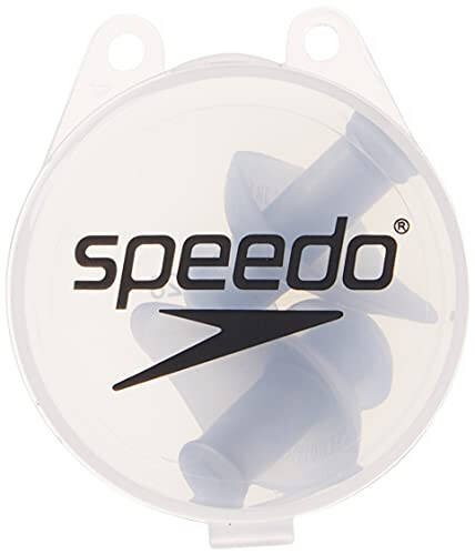 Speedo Unisex-Взрослые плавательные тренировочные эргономичные беруши Серебристые, 1 пара (упаковка из 1) - 5