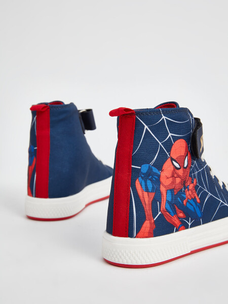 Spiderman Printed Ankle-High Boys' Sneakers - 4