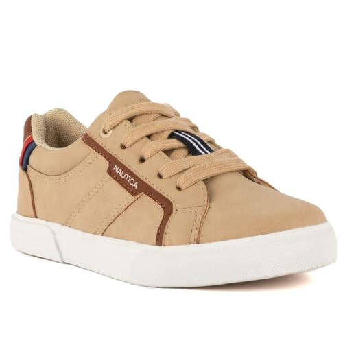 Спортивная обувь Nautica Kids Boys Lace-Up Fashion Sneakers Low-Top Dress Shoes для детей - (Большой ребенок/Маленький ребенок) - 1