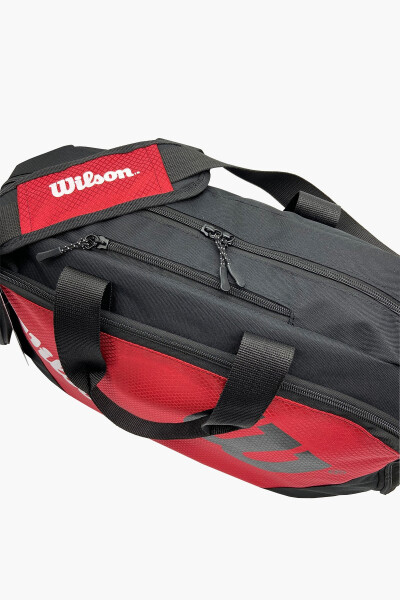 Sports And Travel Bag Black Red Hand Luggage - 9