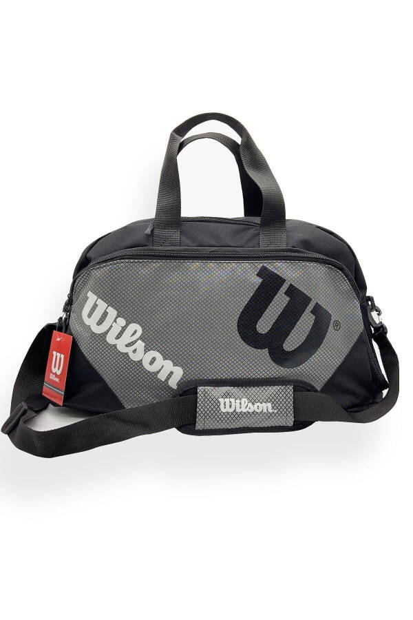 Sports Bag with Shoe Compartment Grey Sports and Travel Bag - 8