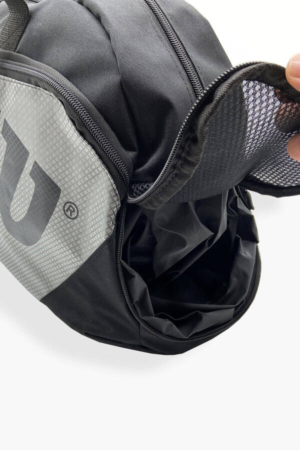 Sports Bag with Shoe Compartment Grey Sports and Travel Bag - 12