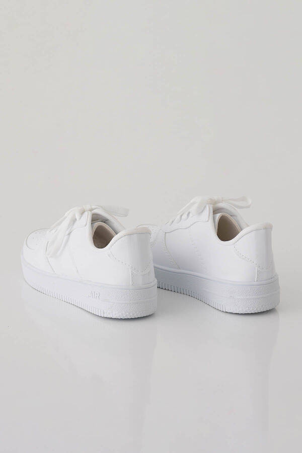 Sports Shoes - 7028 White - 3