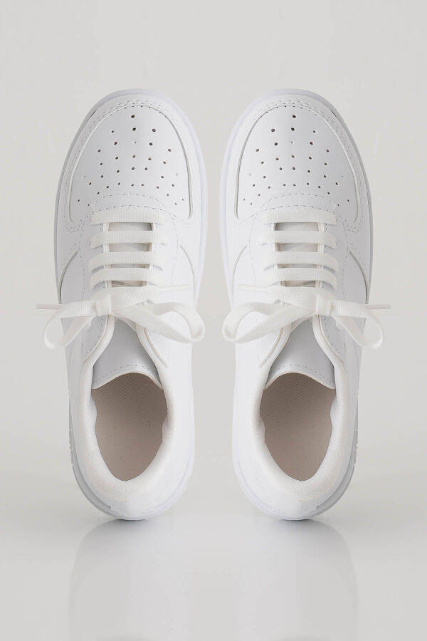 Sports Shoes - 7028 White - 5