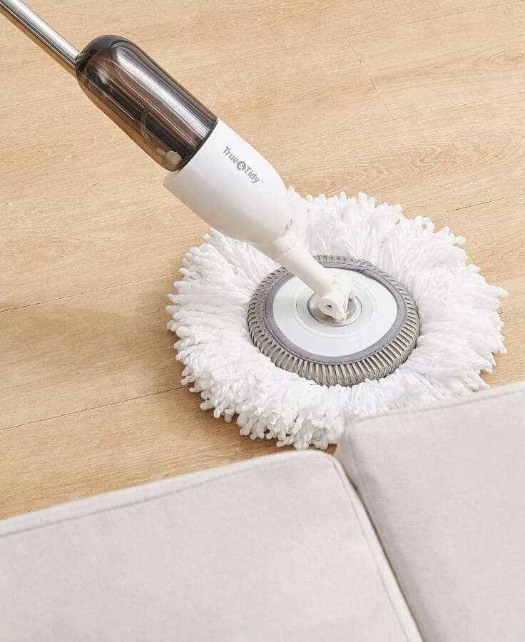 Sprey-360 Her Yere Temizlik Sprey Mop Seti Beyaz - 7