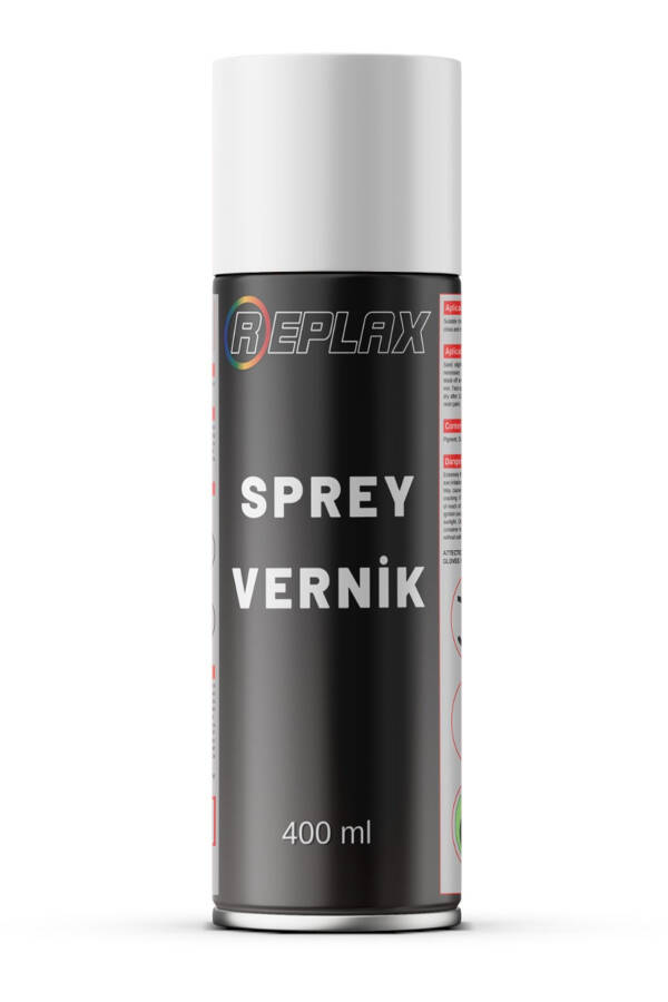 Sprey Şeffaf Parlak Akrilik Vernik 400ml - 1