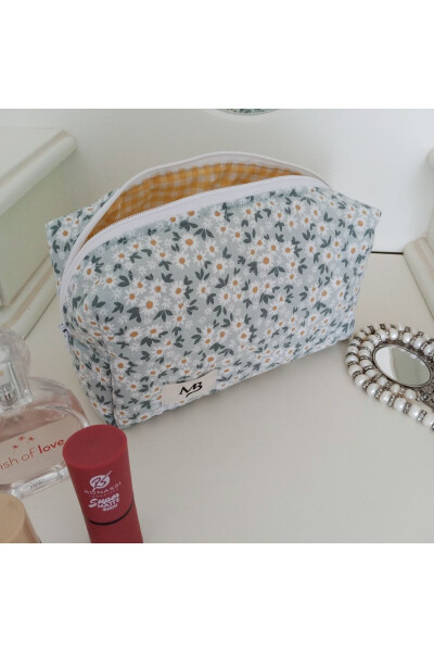 Spring Daisy Makeup Bag - Large - 11