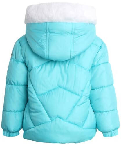 Spyder Baby Girls' Winter Jacket - Heavyweight Quilted Puffer Jacket - Insulated Hooded Parka Coat for Infant Girls (12-24M) - 6