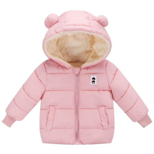 Srkrando Baby Jacket Toddler Girl Winter Clothes Newborn Puffer Infant Boy Snow Coats 4T - 1