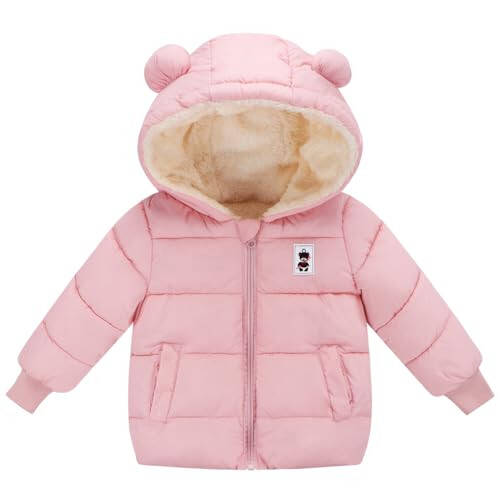 Srkrando Baby Jacket Toddler Girl Winter Clothes Newborn Puffer Infant Boy Snow Coats 4T - 1