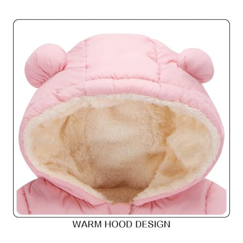 Srkrando Baby Jacket Toddler Girl Winter Clothes Newborn Puffer Infant Boy Snow Coats 4T - 2