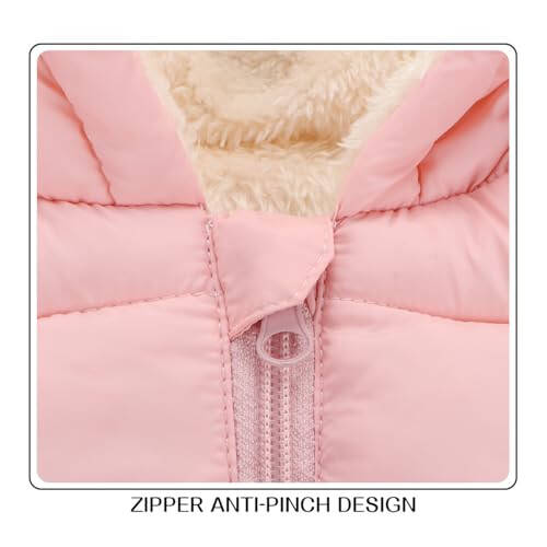 Srkrando Baby Jacket Toddler Girl Winter Clothes Newborn Puffer Infant Boy Snow Coats 4T - 3