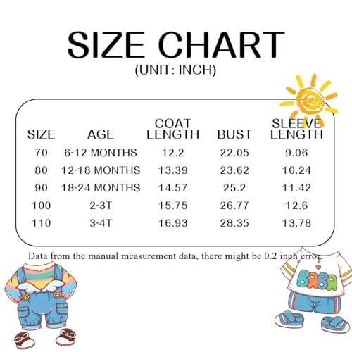 Srkrando Baby Jacket Toddler Girl Winter Clothes Newborn Puffer Infant Boy Snow Coats 4T - 7