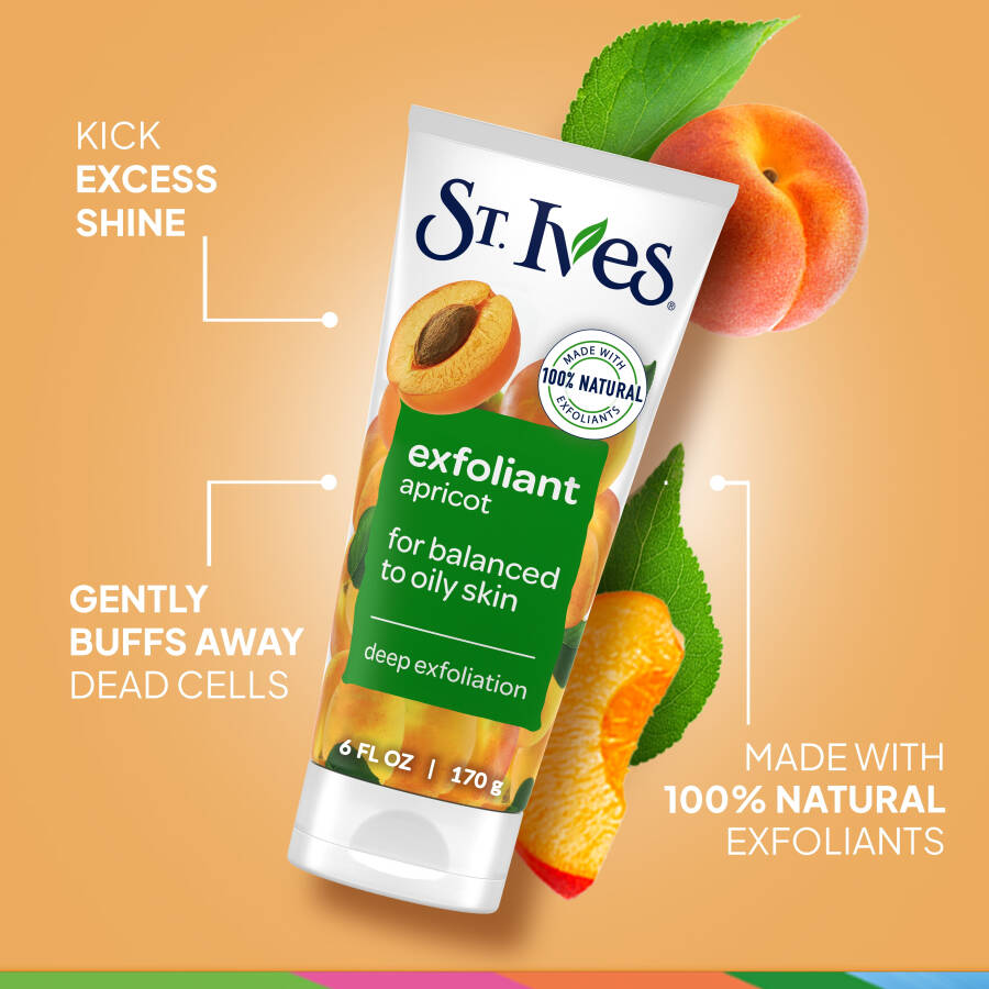 St. Ives Fresh Skin Yüz Peelingi, Kayısı Yüz Peelingi 6 oz - 4