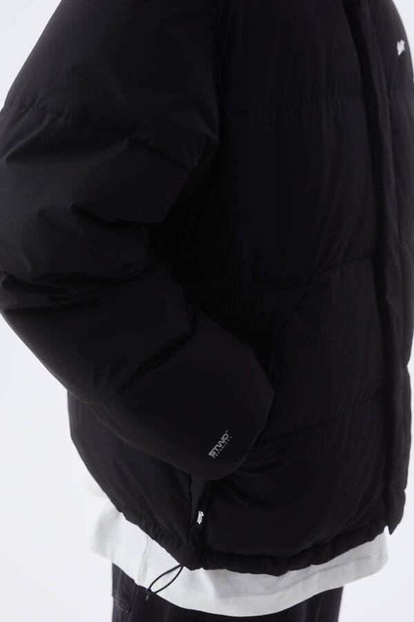 Stand Collar Puffer Jacket - 2