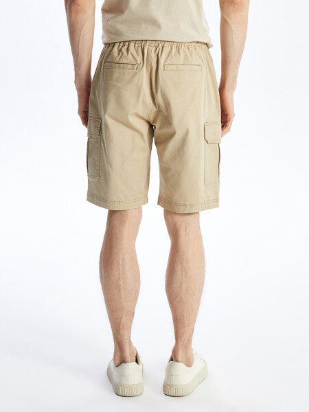 Standard Fit Gabardine Men's Bermuda Shorts - 5