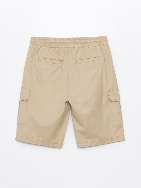 Standard Fit Gabardine Men's Bermuda Shorts - 7