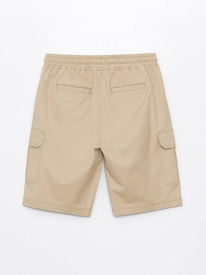 Standard Fit Gabardine Men's Bermuda Shorts - 7