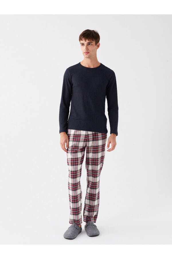 Standard Fit Plaid Men's Pajama Bottoms - 44