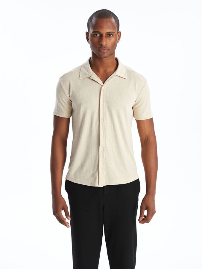 Standard Fit Short Sleeve Men's Shirt - 2