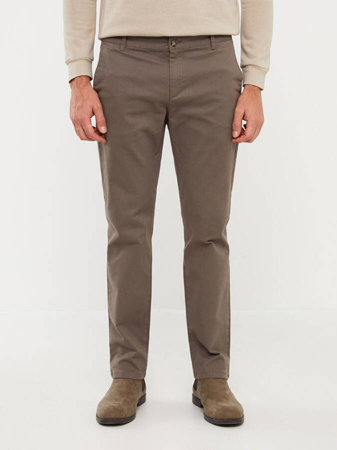 Standart Kalıp Erkek Chino Pantolon - 9