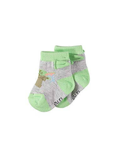 Star Wars Baby Boys Mandalorian The Child 3-Pack Booties - Baby Yoda Baby Socks Multipack (3-Pack, 0-12 Months) - 33