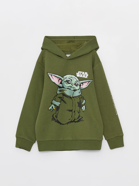 Star Wars Baskılı Erkek Çocuk Hoodie - 1