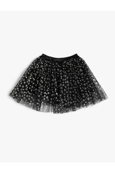 Starry Tulle Skirt Pleated Fluffy - 14