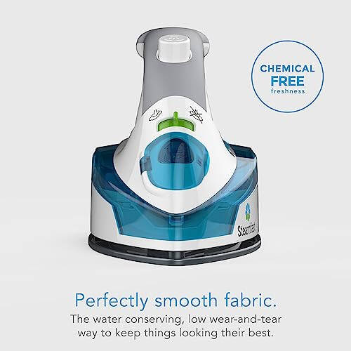 Steamfast SF-710 Mini Steam Iron, Non-Stick Sole Plate, Foldable Handle, Cord Storage, White - 5