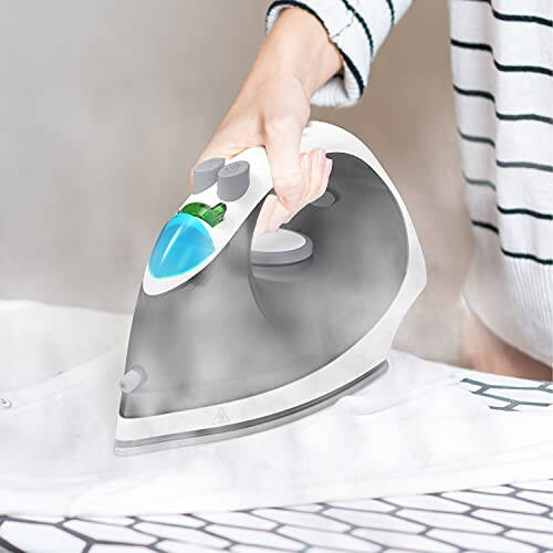 Steamfast SF-760 Portable Cordless Steam Iron, With Carrying Case, Non-Stick Sole Plate, White - 2