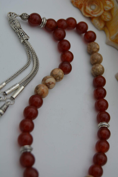 STONEAGE Agate and Jasper Bead Prayer Beads - 2