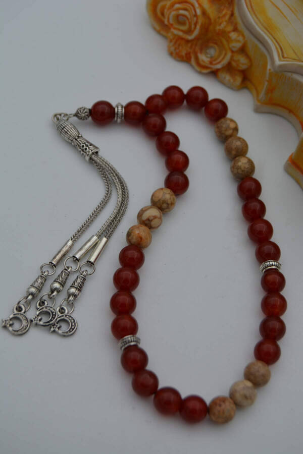 STONEAGE Agate and Jasper Bead Prayer Beads - 3