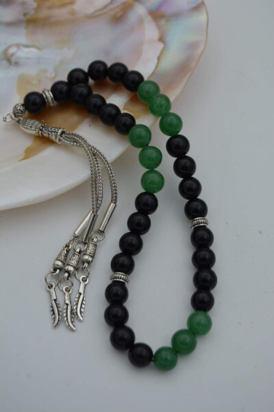 STONEAGE Onyx and Aventurine Bead Rosary - 1