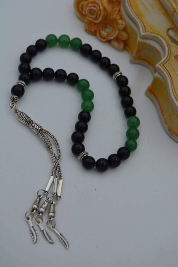 STONEAGE Onyx and Aventurine Bead Rosary - 4