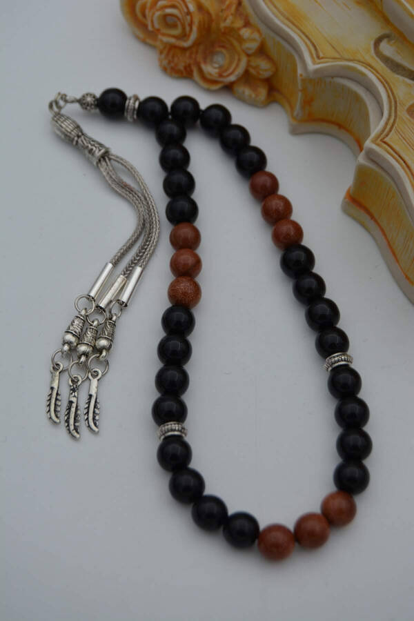 STONEAGE Onyx and Star Stone Prayer Beads - 1