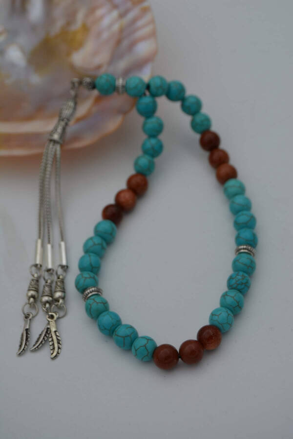 STONEAGE Turquoise and Starstone Prayer Beads - 2