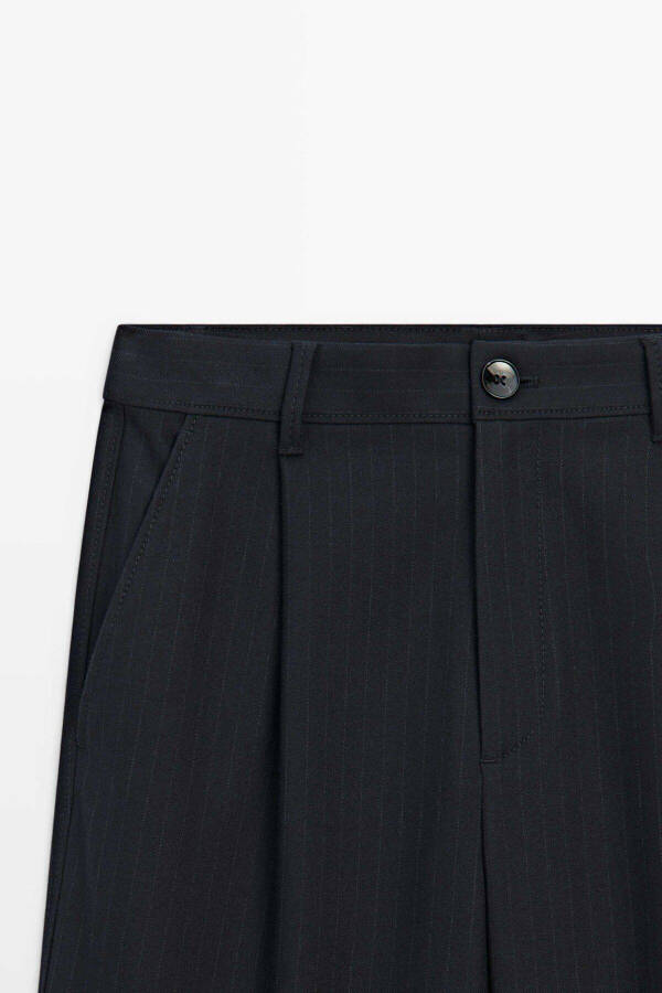 Straight fit, pinstripe pants - 15