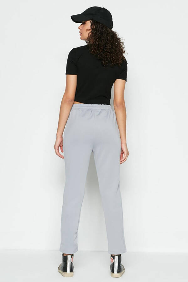 Straight Leg Sweatpants 801 Grey - 3