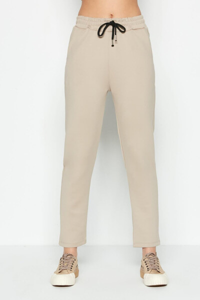 Straight Leg Sweatpants 801 Stone - 3