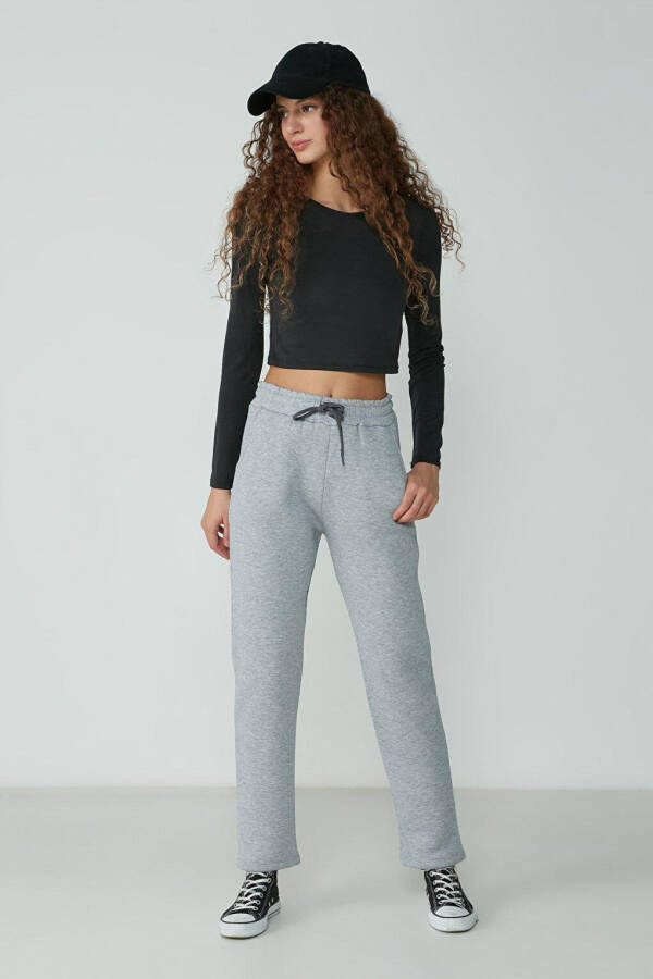 Straight Leg Sweatpants 901 Grey - 3