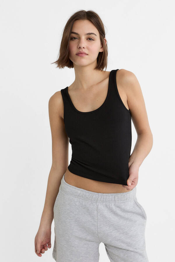 Strapless basic t-shirt - 1