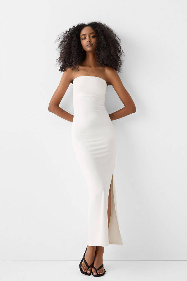 Strapless Midi Dress - 2