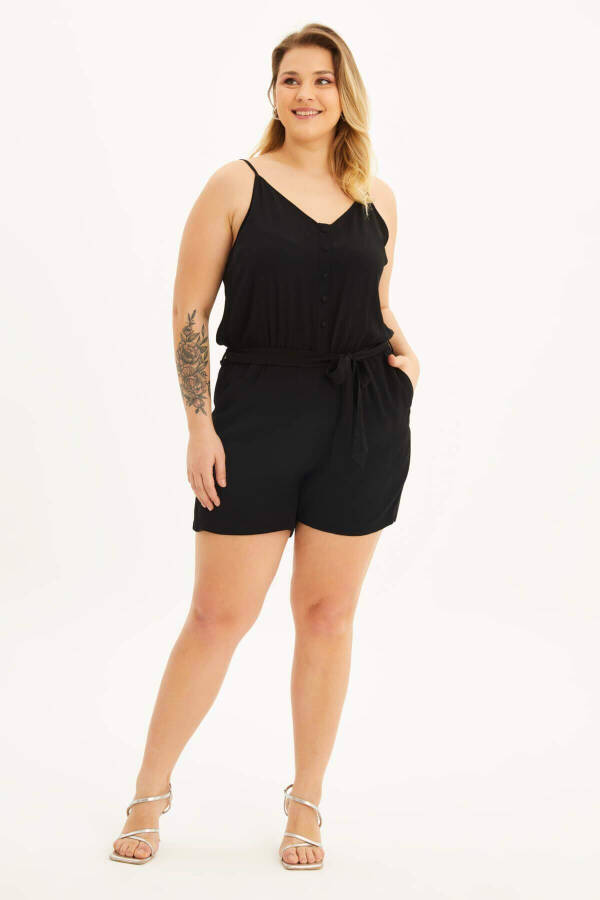 Strapless Short Jumpsuit - 1