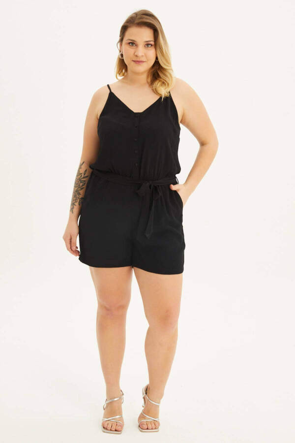 Strapless Short Jumpsuit - 2