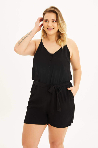 Strapless Short Jumpsuit - 3