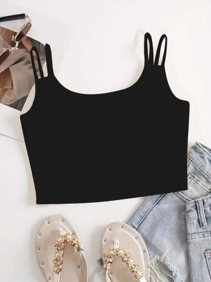 Strappy crop top - 7